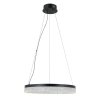Nowoczesna czarna lampa wisząca okrąg Pantal PND-34533-M-BK Italux